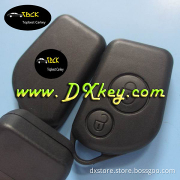 2 button remote key shell (can't put blade) for Citroen Elysee key case citroen remote control key